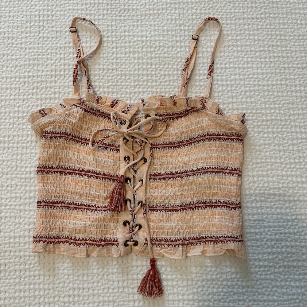 Forever 21 peach tank top